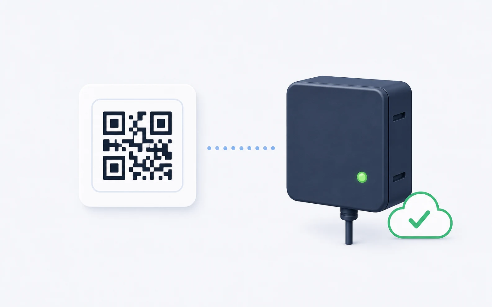 QR-стикер + скрытый бокс